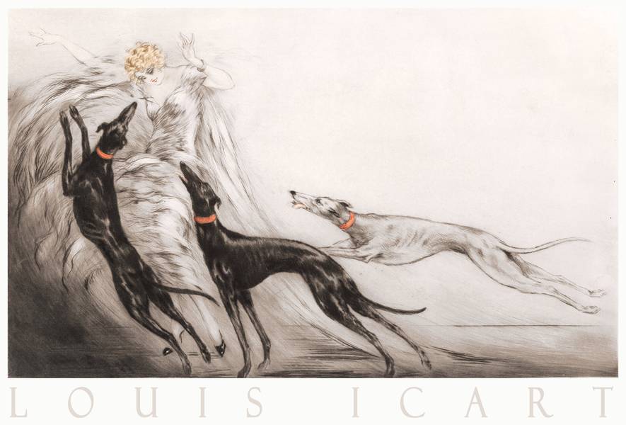 Agarászat II. - art deco agarak - reprint, művészeti plakát Louis Icart Art deco, Női alak, Zoológia-Állatok Agarászat II. - art deco agarak - reprint, művészeti plakát Louis Icart Art deco, Női alak, Zoológia-Állatok