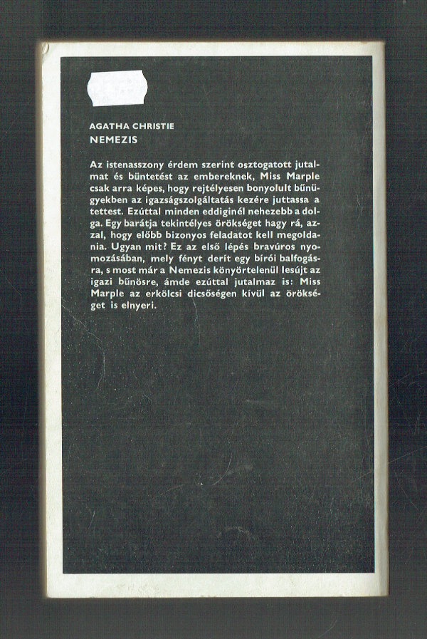 Nemezis Agatha Christie Nemezis Agatha Christie