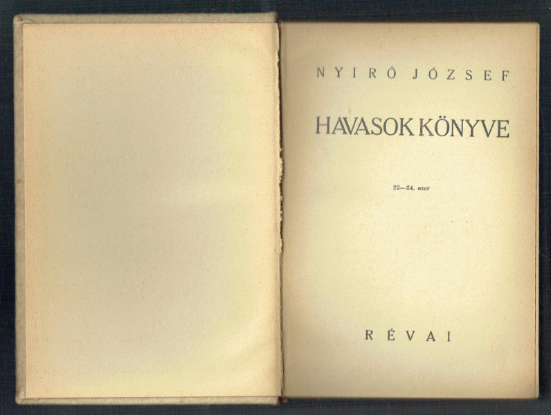 Havasok könyve - Halina kötés! Nyirő József Havasok könyve - Halina kötés! Nyirő József