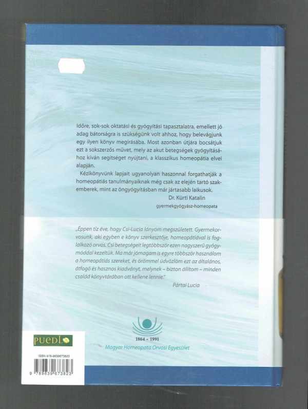 A homeopátia kézikönyve dr. Borbély Katalin, dr. Deák Valéria