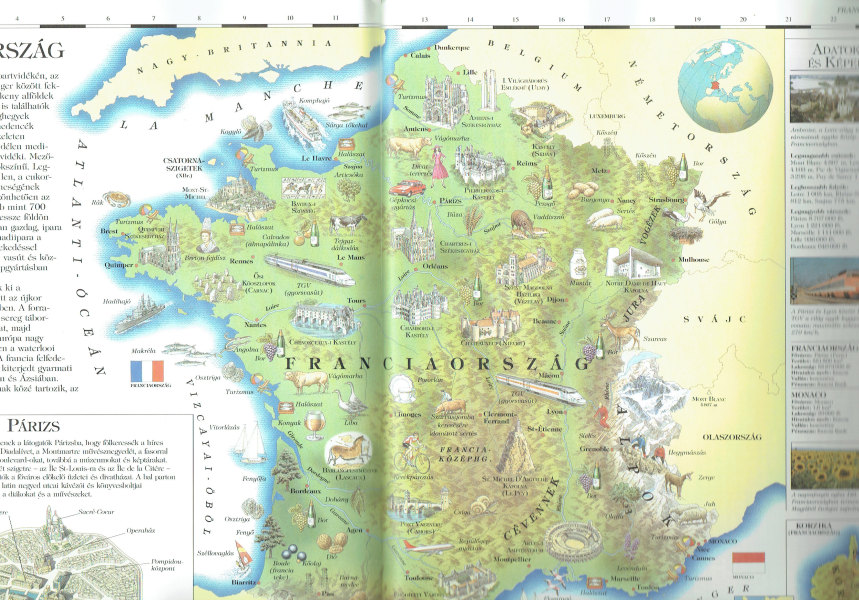 Képes atlasz – A Föld és országai Brian Delf illusztrációi, Richard Kemp Képes atlasz – A Föld és országai Brian Delf illusztrációi, Richard Kemp