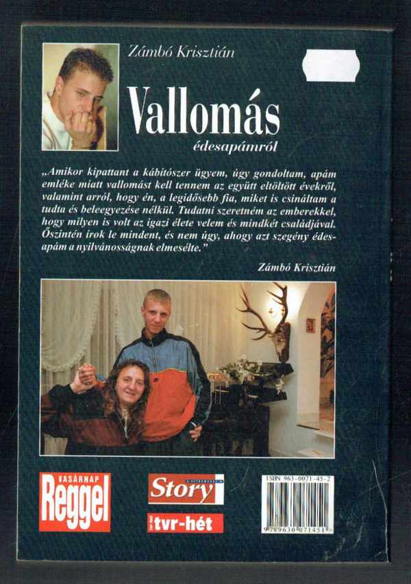 Vallomás édesapámról Zámbó Krisztián B. Molnár László