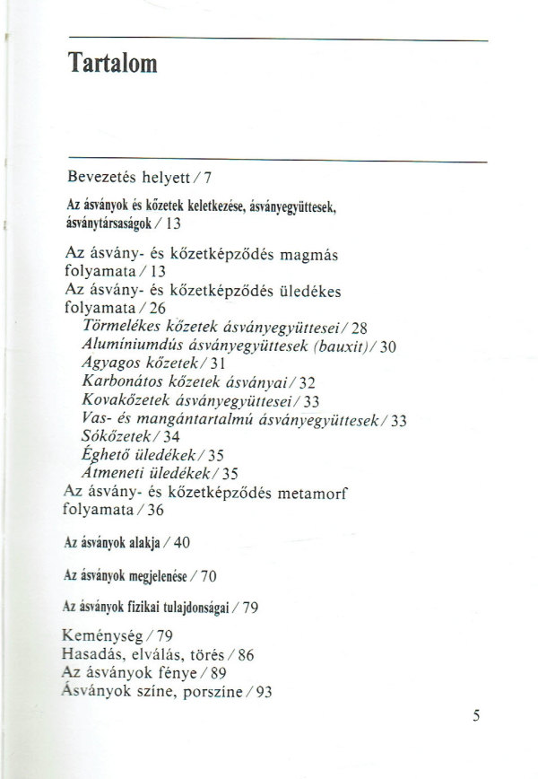Ásványhatározó Bognár László Ásványhatározó Bognár László