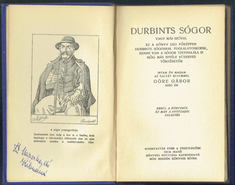 Durbints sógor Gárdonyi Géza Durbints sógor Gárdonyi Géza