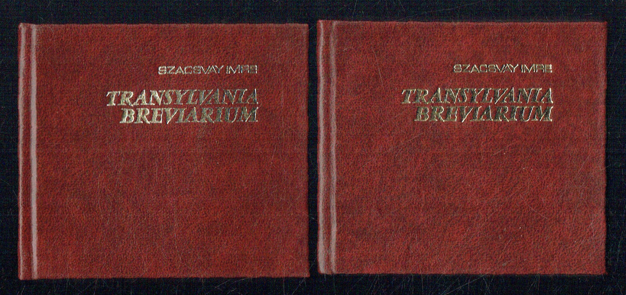 Transylvania Breviarium 1-2  –  MINIKÖNYV! - Magyar-német-angol-nyelven Szacsvay Imre  