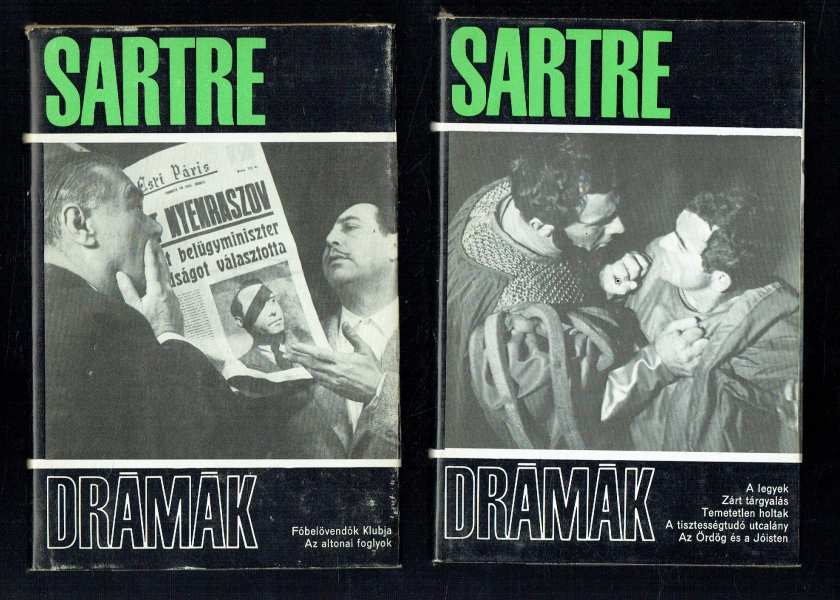 Sartre drámák I-II. Kötet Jean-Paul Sartre Sartre drámák I-II. Kötet Jean-Paul Sartre