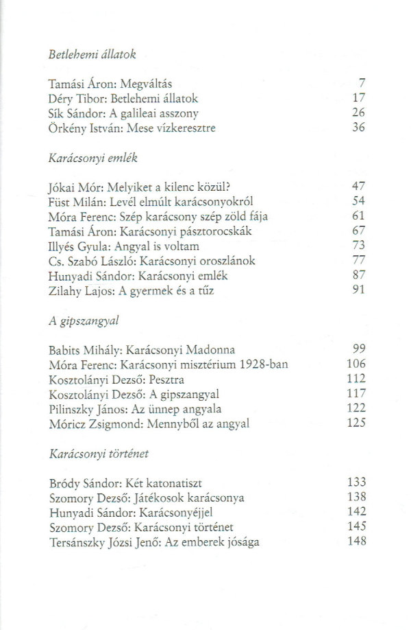Karácsonyi történet – Magyar írók novellái Háy János Karácsonyi történet – Magyar írók novellái Háy János