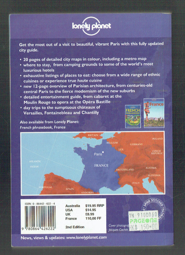 Lonely Planet - Paris Daniel Robinson, Steve Fallon, Tony Wheeler Lonely Planet - Paris Daniel Robinson, Steve Fallon, Tony Wheeler