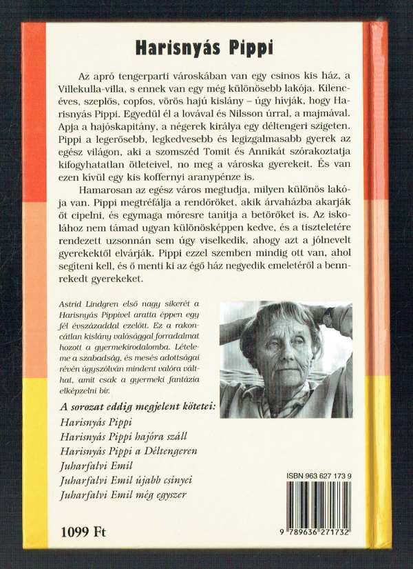 Harisnyás Pippi Astrid Lindgren, Ingrid Vang-Nyman illusztrációival Harisnyás Pippi Astrid Lindgren, Ingrid Vang-Nyman illusztrációival