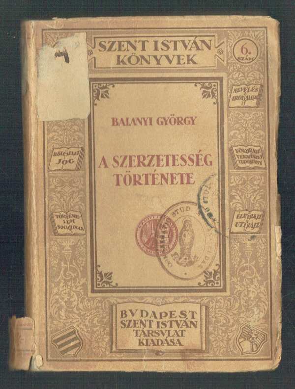 A szerzetesség története Balanyi György A szerzetesség története Balanyi György