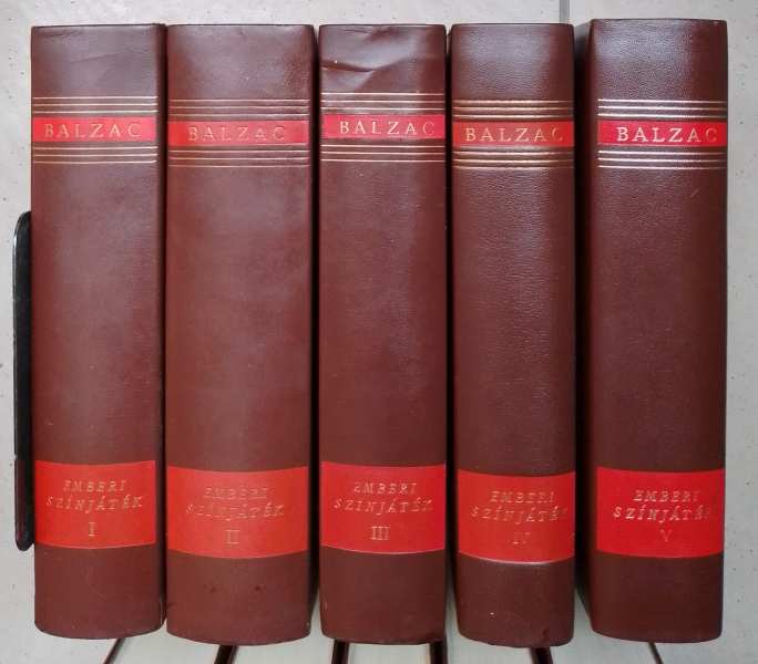 Emberi színjáték I-X. kötet, teljes Honoré de Balzac