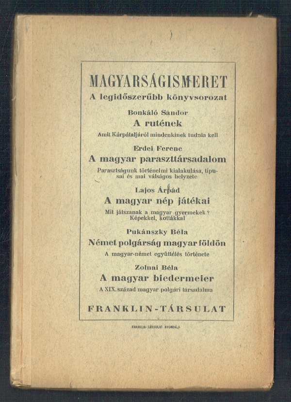 A magyarság és a szlávok Divéky Adorján, Fügedi Erik, Gogolák Lajos, Gunda Béla, Hadrovics László, Kniezsa István, Lukinich Imre, Thim József, Trócsányi Zoltán, Zsirai Miklós Szekfű Gyula A magyarság és a szlávok Divéky Adorján, Fügedi Erik, Gogolák Lajos, Gunda Béla, Hadrovics László, Kniezsa István, Lukinich Imre, Thim József, Trócsányi Zoltán, Zsirai Miklós Szekfű Gyula