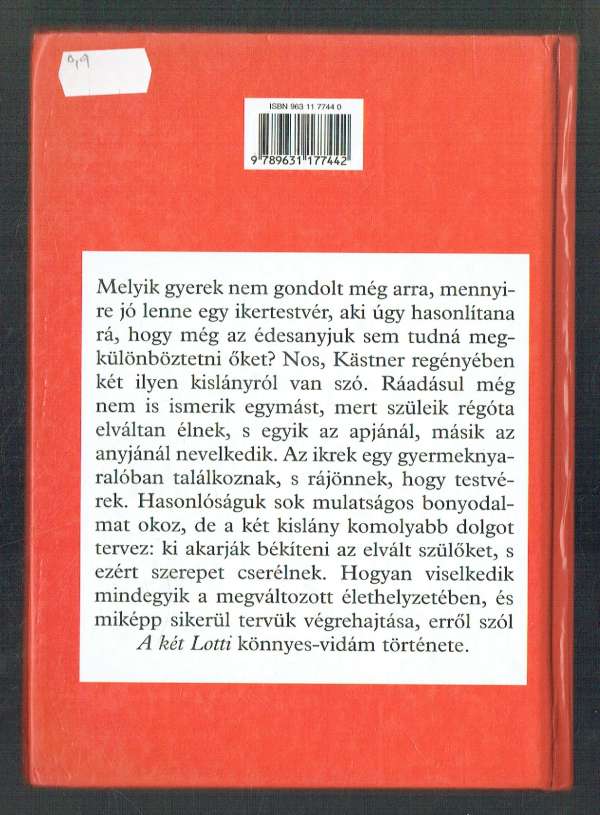 A két Lotti Erich Kästner, Walter Trier illusztrációival