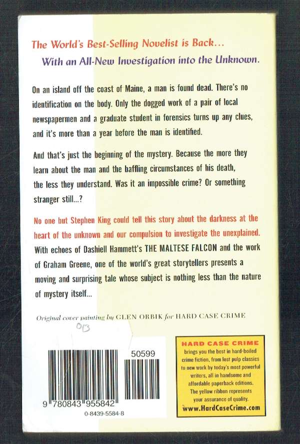 The Colorado Kid Stephen King